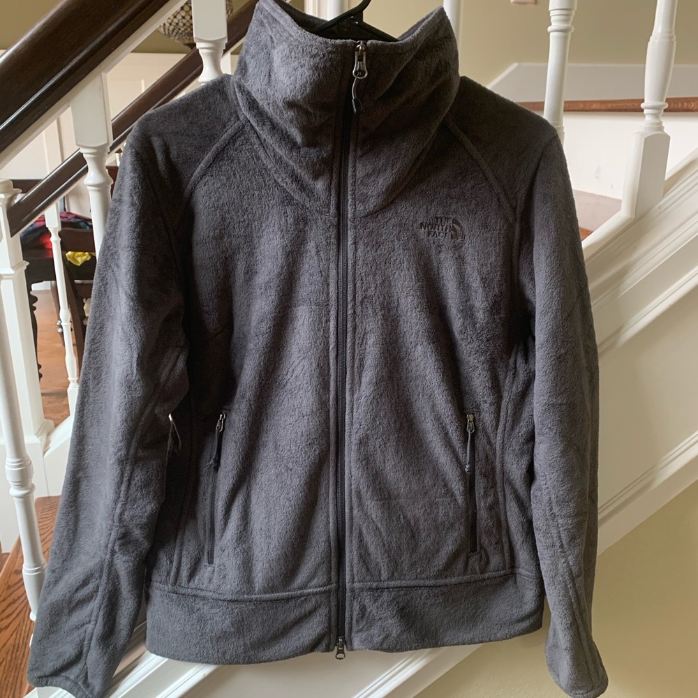 Charcoal North Face Fleece w/ high neckline